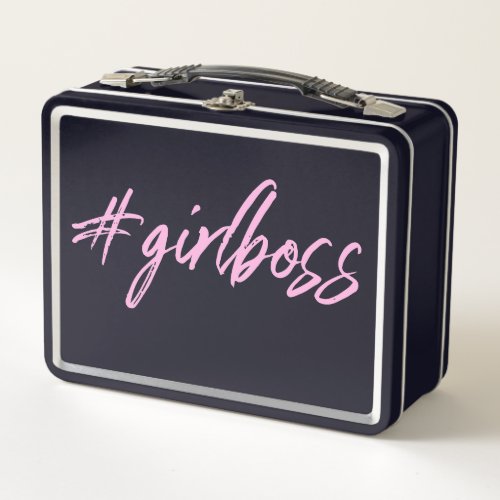 Girl Boss Lunch Box  Make Up Storage Box