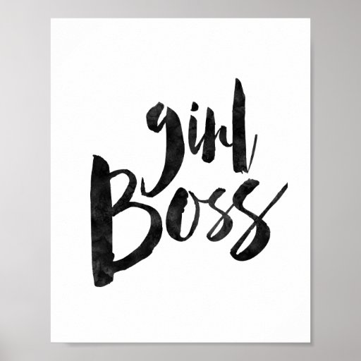 Girl Boss Poster | Zazzle