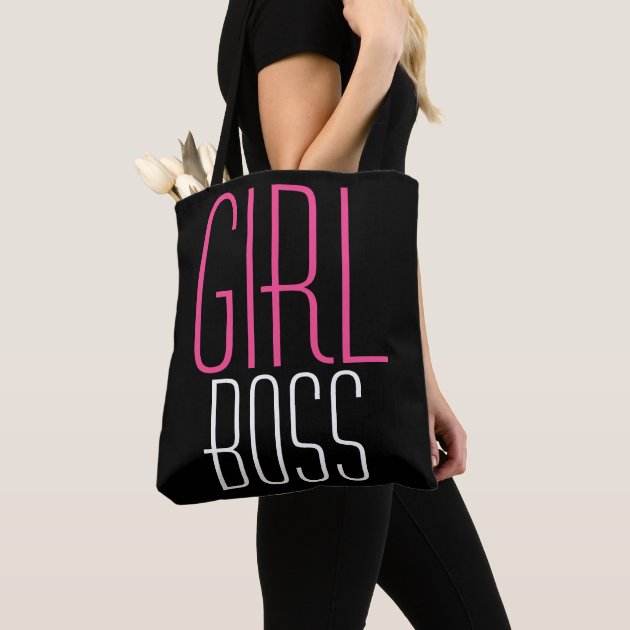 girls black tote bag