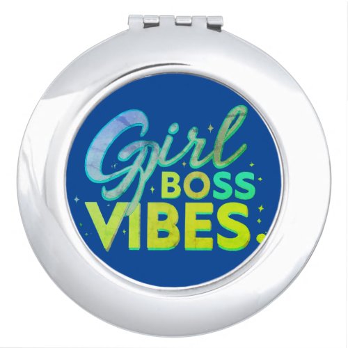 Girl Boss Vibes Compact Mirror