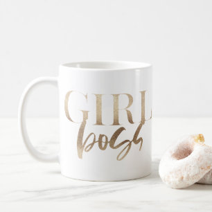 Girl Boss Yellow Gold Modern Powerful Coffee Mug