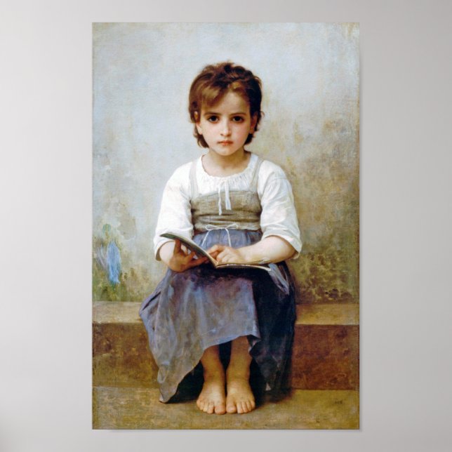 Girl, Bouguereau Poster (Front)