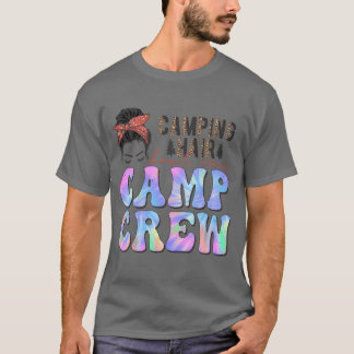 Girl Camping Hair Dont Care Camp Crew boy T-Shirt