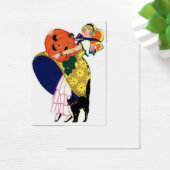 Girl carrying pumpkin (Desk)