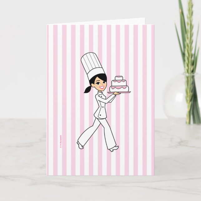 Girl Chef Print Card (Front)
