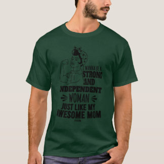 Girl child baby mother pregnant vintage T-Shirt