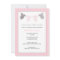 Girl Clothesline Baby Shower Invite Pink Gray
