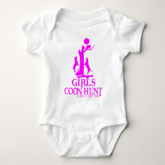GIRL COON HUNTING BABY BODYSUIT