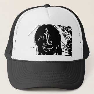 GIRL CURIOUS SVG TRUCKER HAT