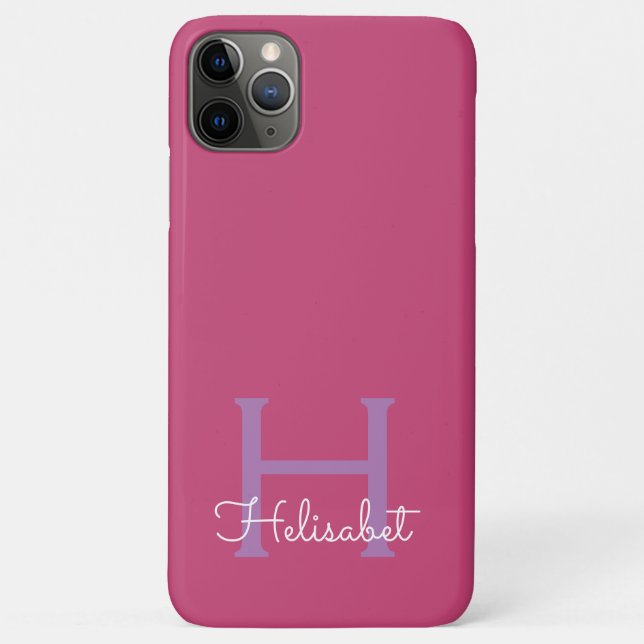 girl, customizable text, monogram, name or family, Case-Mate iPhone case (Back)