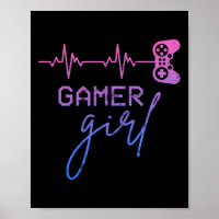 Girl Cute Heartbeat Gamer For Girl Video Game Love