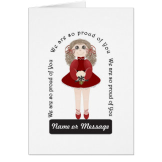 Girl Dance Personalized Cards