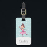 Girl Dancer Ballet Luggage tag<br><div class="desc">A cute luggage tag make it easier to spot your bag! This is specially designed for elegant girls,  dancers and romantic girls.</div>
