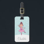 Girl Dancer Ballet Luggage tag<br><div class="desc">A cute luggage tag make it easier to spot your bag! This is specially designed for elegant girls,  dancers and romantic girls.</div>