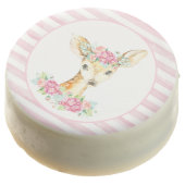 Girl Deer Baby Shower Cookies (Angled)