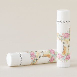 Girl Deer Baby Shower Lip Balm Favors