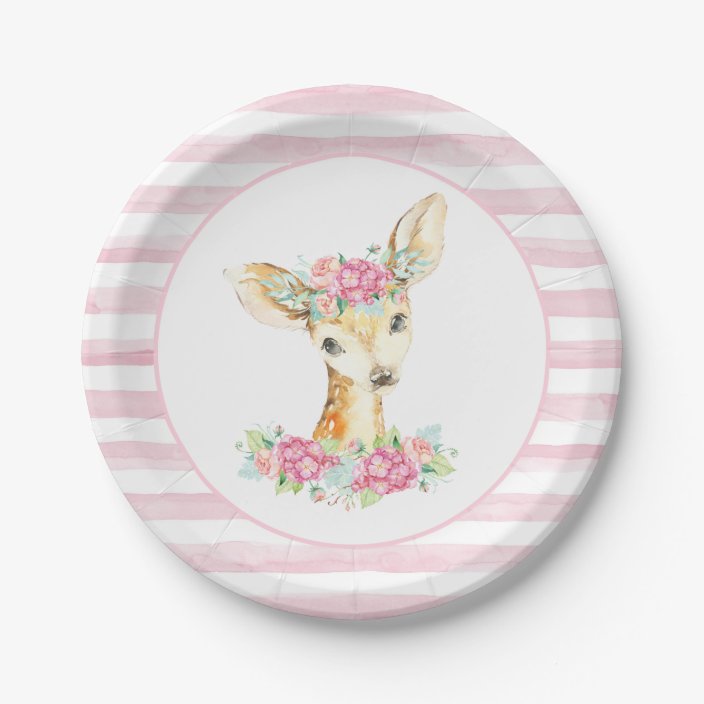 deer paper plates