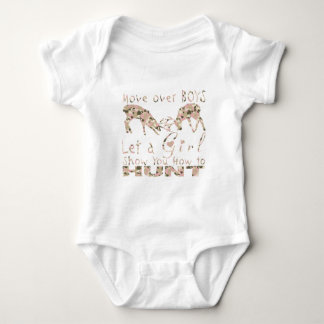 GIRL DEER HUNTER BABY BODYSUIT