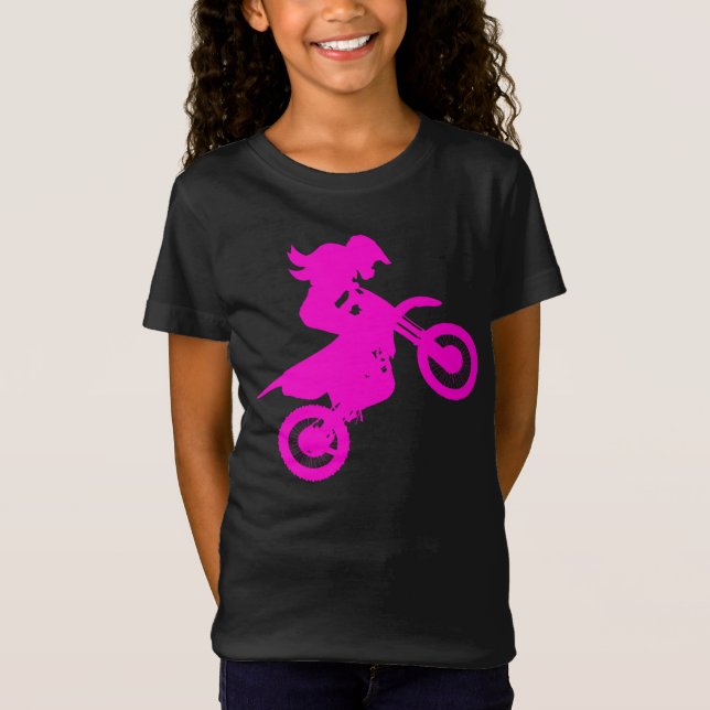 Girl Dirt Bike T-Shirt (Front)