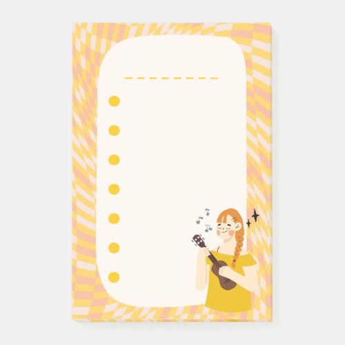 Girl Doodle Cute List Planner Notes Colorful Post_it Notes