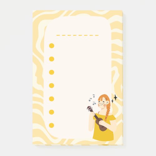 Girl Doodle Cute List Planner Notes Colorful Post_it Notes