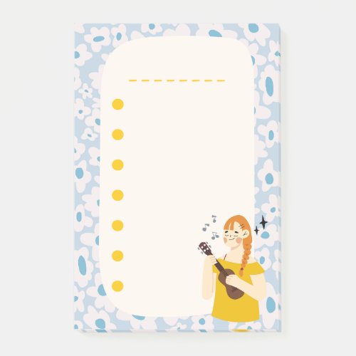 Girl Doodle Cute List Planner Notes Colorful Post_it Notes