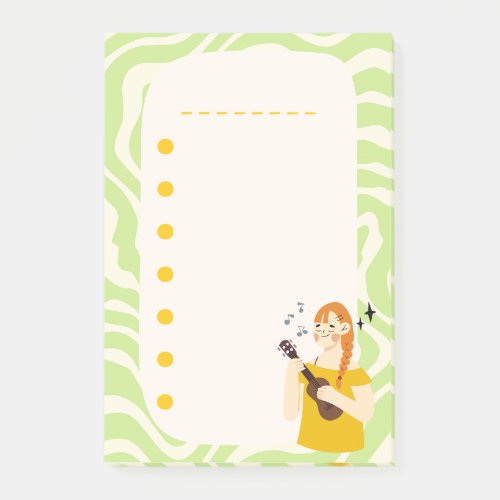 Girl Doodle Cute List Planner Notes Colorful Post_it Notes