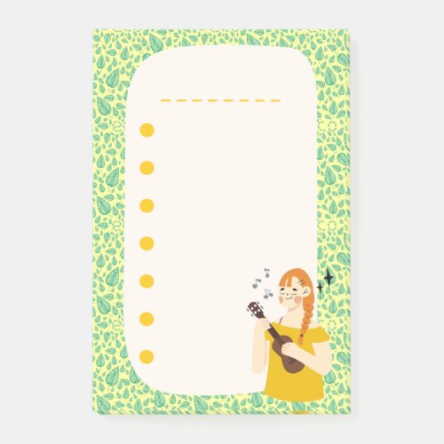 Girl Doodle Cute List Planner Notes Colorful Post_it Notes