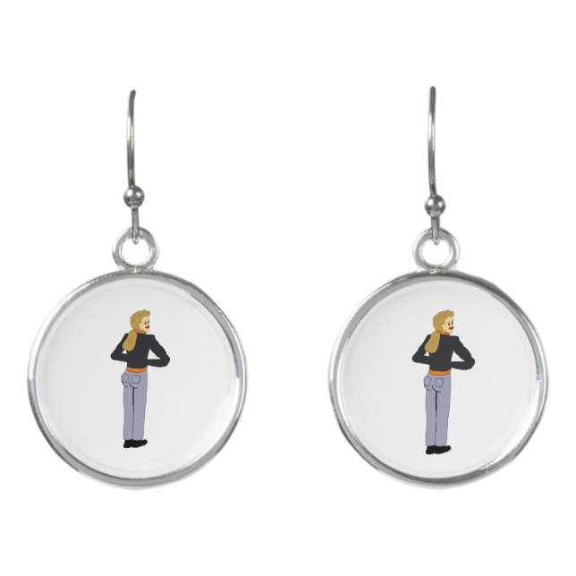 girl  earrings (Front)