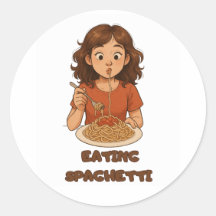 girl eating spaghetti