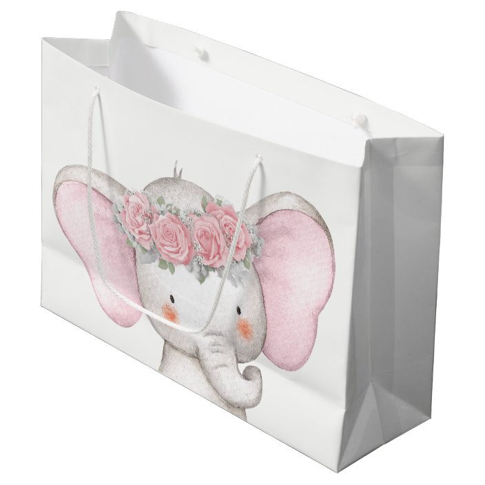 elephant baby shower gift bags