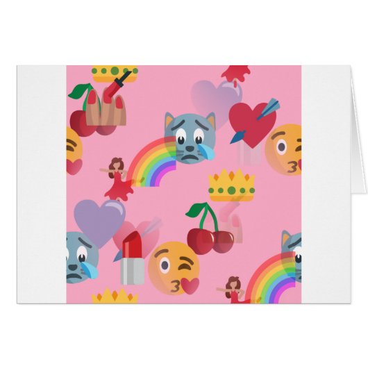 girl emoji cards (Front Horizontal)