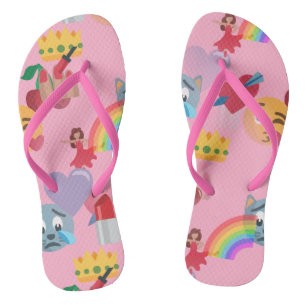 girl emoji flip flops sandals shoes