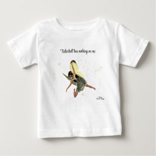 Girl Fairy With Yellow Wings Baby Girl T-Shirt