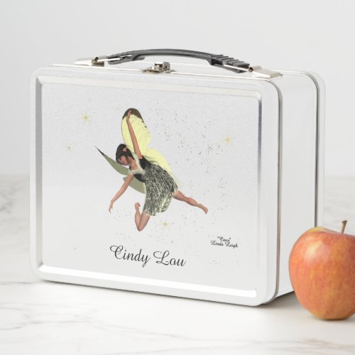 Girl Fairy With Yellow Wings Lunch Box