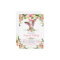 girl farm cow birthday invitation