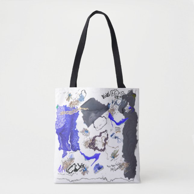 Girl Fashion Chic Clothing Stylish Threads Art Tote Bag (Front)