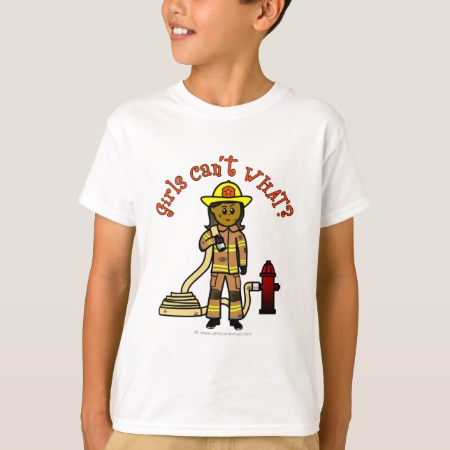 Girl Firefighter T-Shirt (Front)