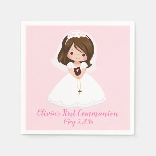 Girl First Communion Napkins