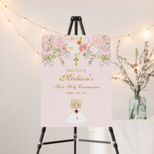 Girl First Holy Communion Foam Board