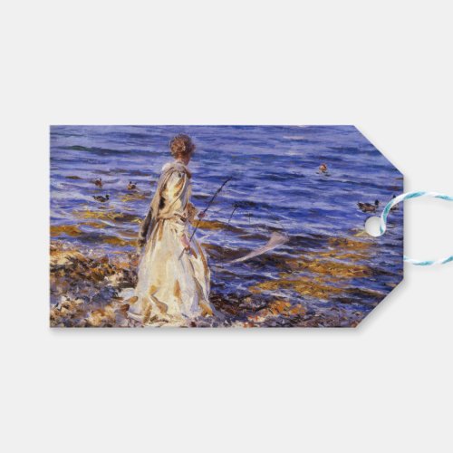Girl Fishing by John Singer Sargent Gift Tags