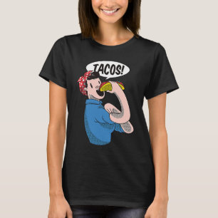 Girl Fitness Workout Taco Taco Mexican Gym T-Shirt