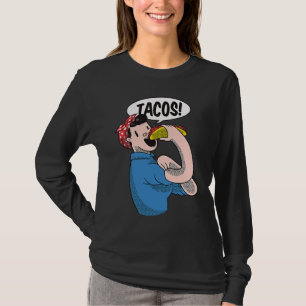 Girl Fitness Workout Taco Taco Mexican Gym T-Shirt