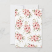 Girl Fox Diaper Raffle Tickets (Back)