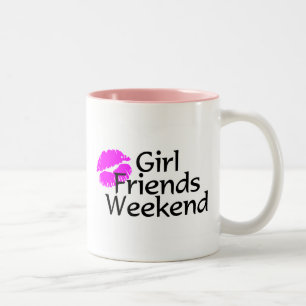 Girl Friends Weekend Two-Tone Coffee Mug