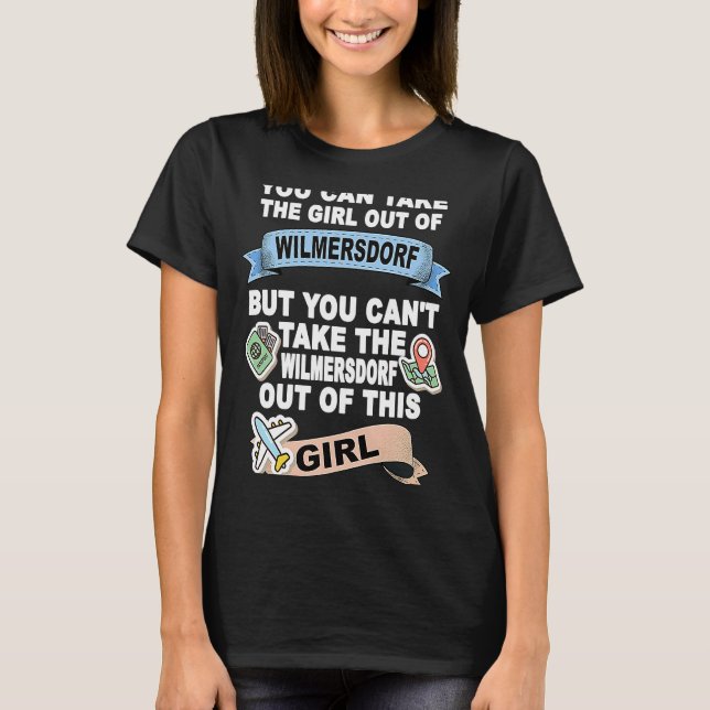 Girl from Berlin Wilmersdorf  Relocation From Wilm T-Shirt (Front)