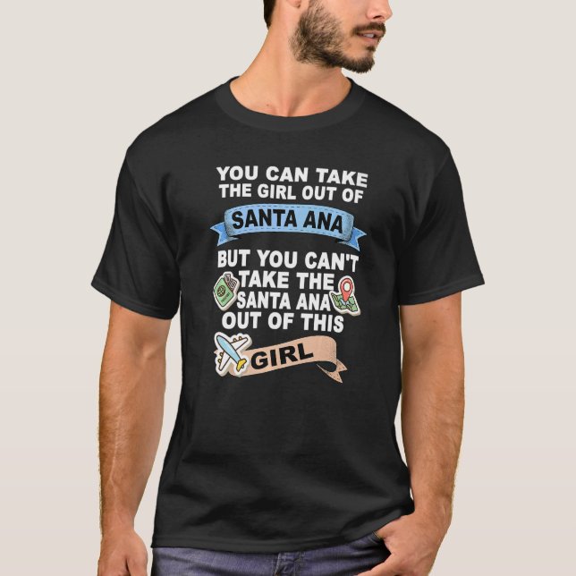 Girl from Santa Ana City T-Shirt (Front)