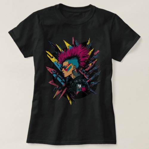 Girl From The Country Punk Rock New Wave Design  T_Shirt