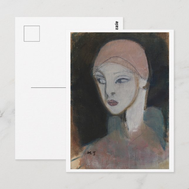 Girl from the Island, Schjerfbeck  Postcard (Front/Back)