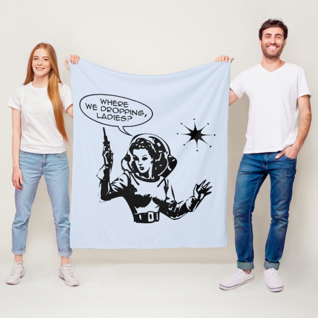 Girl Gamer  Fleece Blanket (In Situ)